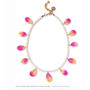 RARE: Venessa Arizaga Summer Shells Pearl Necklace